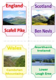 THE UK FLASHCARDS 6 - NATURAL WONDERS (2)