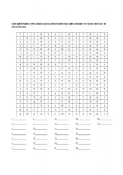 English Worksheet: Regular and Irregular Verbs Crossword