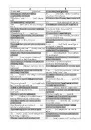 English Worksheet: If clauses type 2 tandembogen