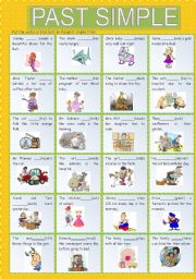 English Worksheet: PAST SIMPLE