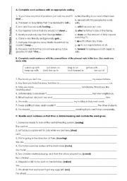 English Worksheet: Phrasal Verbs