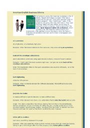 English Worksheet: Business idioms and phrases