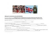 English worksheet: great britain