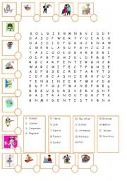 jobs word search with pictures