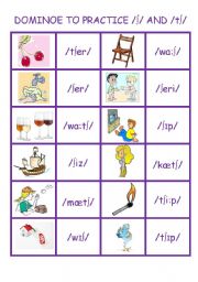 English Worksheet: PRONUNCIATION --- /sh/ /ch/ --- 2 PAGES