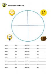 English Worksheet: The First day of School