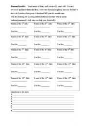 English Worksheet: Role-play 