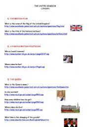 English Worksheet: The United Kingdom