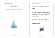 English Worksheet: Completing Cindrela Story