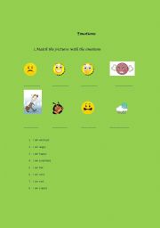 English worksheet: Feelings