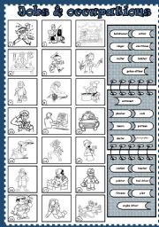 English Worksheet: jobs and occupations (1)