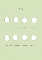 English Worksheet: Feelings