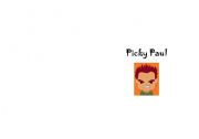 English Worksheet: Picky Paul Booklet