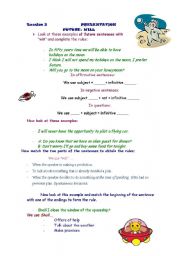 English worksheet: Future simple