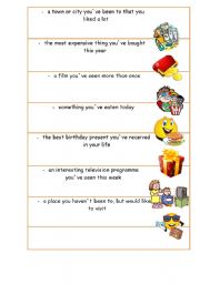 Present perfect discussion