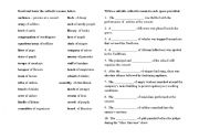 English worksheet: Collective Nouns