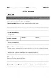 English worksheet: TYGRE