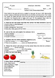 9th grade test- elementary