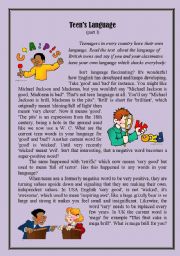 Teens Language (part 1)