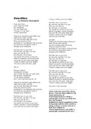 English Worksheet: Relating Transcendentalism to Popular Culture