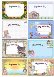 Names worksheets