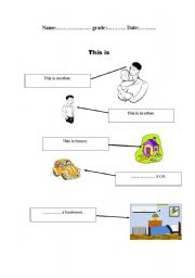 English Worksheet: this is
