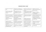 English Worksheet: Permission roleplay cards