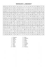 English worksheet: Wordsearch 