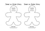 English Worksheet: Narrative Writing - Inner vs Outer Story