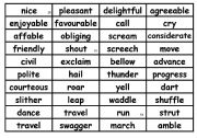 English Worksheet: synonym