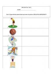 English Worksheet: Sports and Challenges Worksheert/Assessment