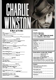 English Worksheet: Charlie Winston, Like a Hobo