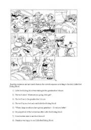 English Worksheet: Little Red Riding Hood 