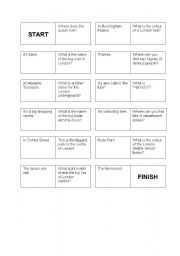English Worksheet: Domino about Londons sights