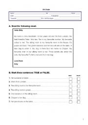 Worksheet - 2nd term - 5th grade