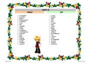 English Worksheet: Make & Do - Part II