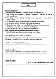 English Worksheet: general exercise