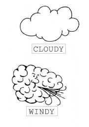 English worksheet: weather