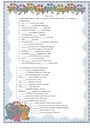 English Worksheet: Verb To Be