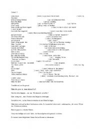 English Worksheet: Gerund