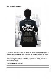 English worksheet: The Damned United