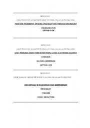 English Worksheet: oral practise