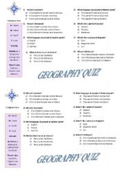 geography quiz!