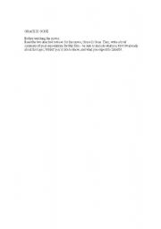 English Worksheet: Grace Is Gone _ Movie Writing Prompts