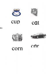 English worksheet: Magnetic Activity for letter C words