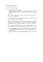 English worksheet: Death of a Salesman II