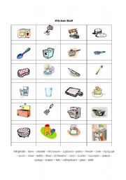 Kitchen Stuff - Vocabulary