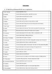 English Worksheet: Jobs