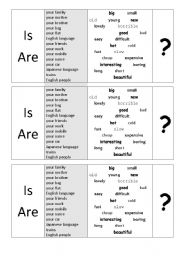 English Worksheet: Making questions with adjectives