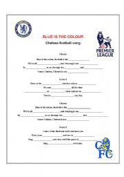 English Worksheet: Football song2. Fill in the gaps.